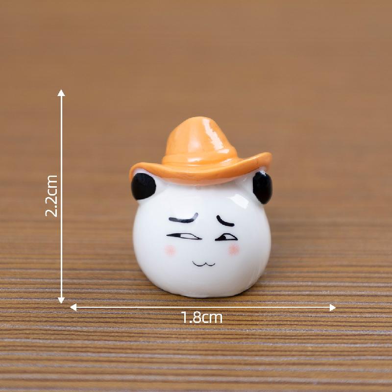 Tiểu cảnh panda quái DIY, phụ kiện tiểu cảnh mini bàn treo đáng yêu, cute (ZC-1082)