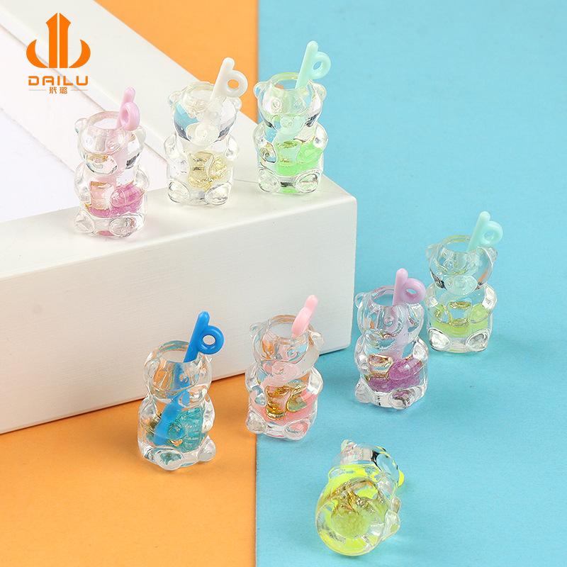 Charm ly cốc có vàng DIY trang trí chìa khóa (FF-446)