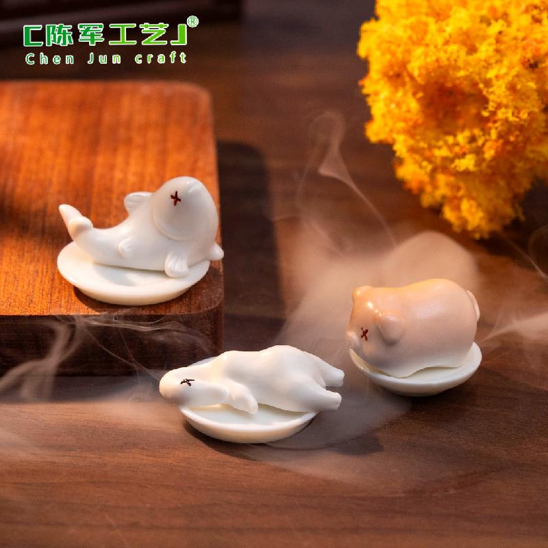 Phụ Kiện Tiểu Cảnh 微景观创意光变动物烤鸭烤鸡仿真食玩 DIY装饰配件迷你桌面小摆件