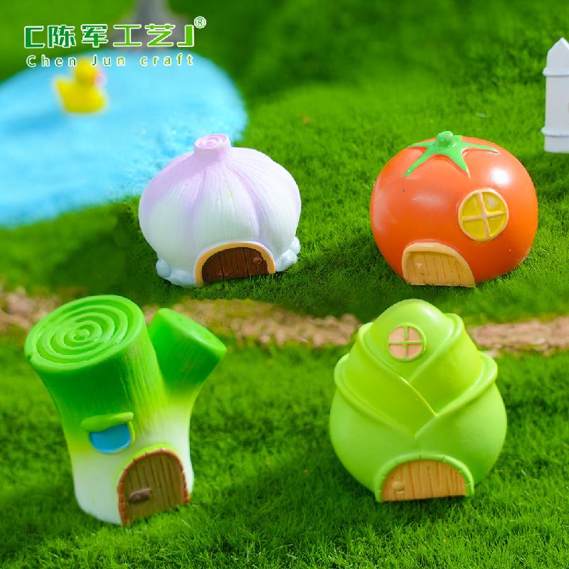 Phụ Kiện Tiểu Cảnh Tiểu cảnh nhà rau củ, nấm, trang trí cây cảnh mini DIY (ZC-231)