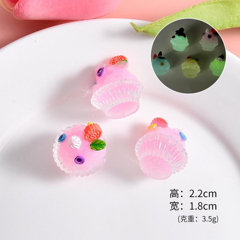 Kem que trái cây resin, food mini, phụ kiện DIY (NX-764)