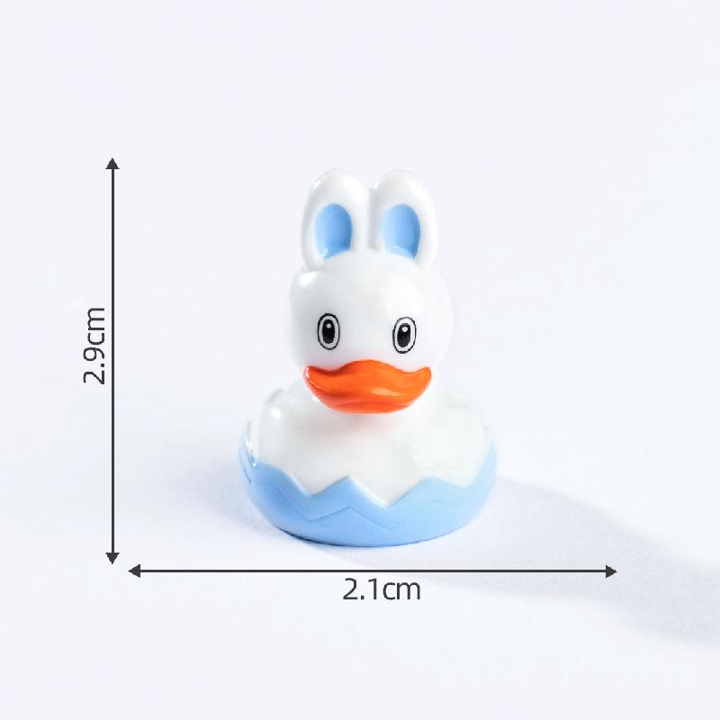 Tiểu cảnh vịt vàng biến hóa DIY, phụ kiện tiểu cảnh mini resin treo bàn garden đáng yêu cute (ZC-1456)