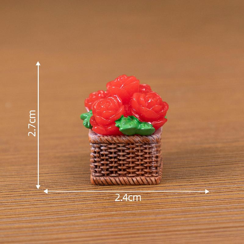 Tiểu cảnh xương rồng, sen đá giả, DIY, phụ kiện bàn tiểu cảnh mini nhỏ xinh (ZC-537)