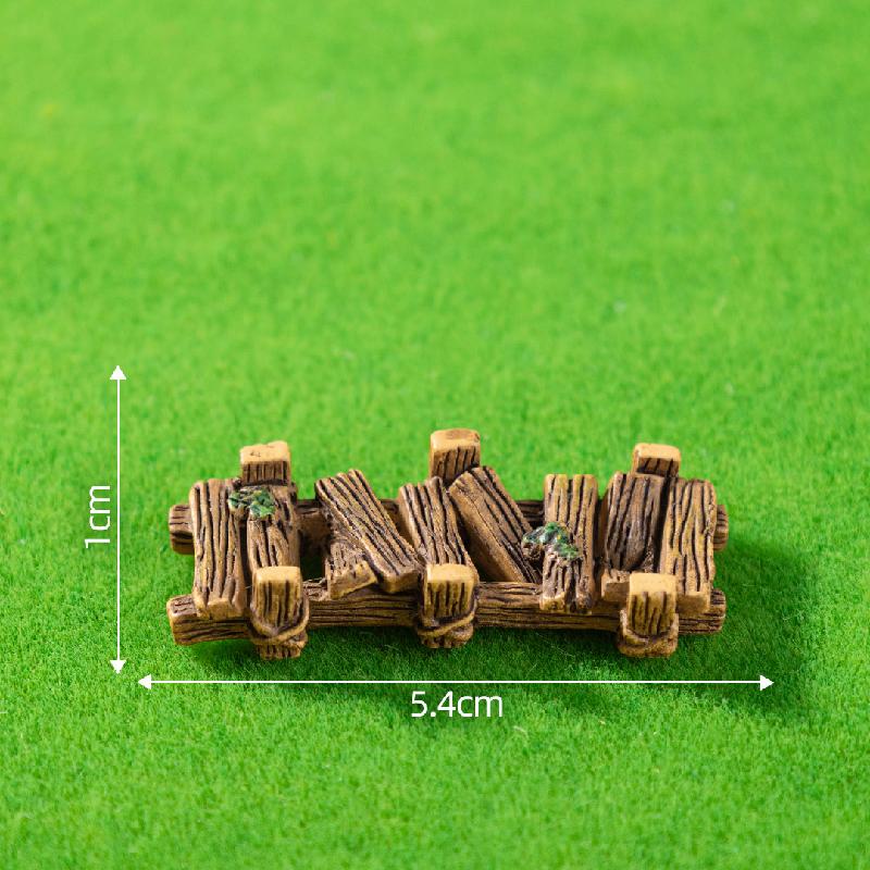 Tiểu cảnh cầu gỗ, hàng rào, sân vườn DIY, phụ kiện bàn mini tiểu cảnh thu nhỏ (ZC-173)
