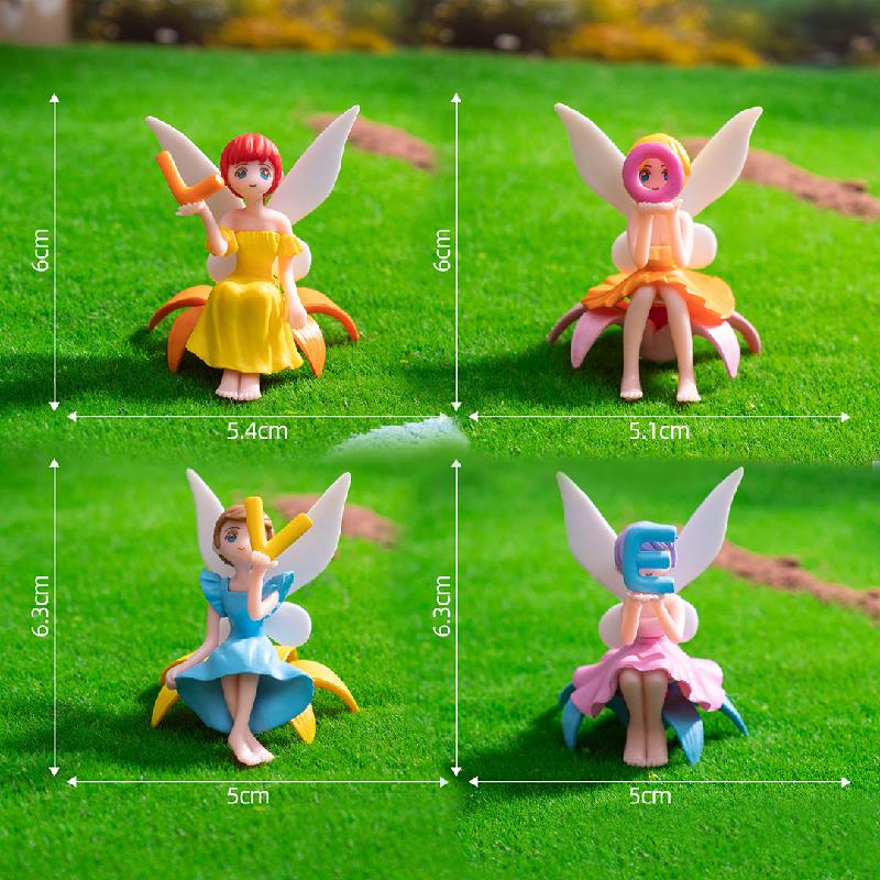 Tiểu cảnh chữ LOVE và tiên hoa DIY, phụ kiện tiểu cảnh mini xe bàn thu nhỏ cute (ZC-1119)