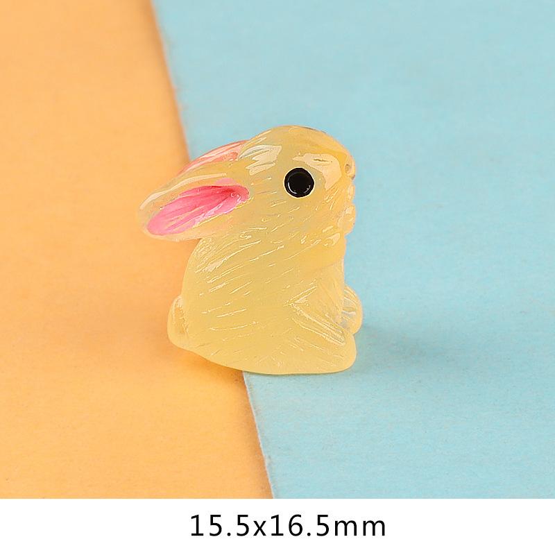 Charm thỏ phát sáng DIY trang trí tiểu cảnh (FF-272)