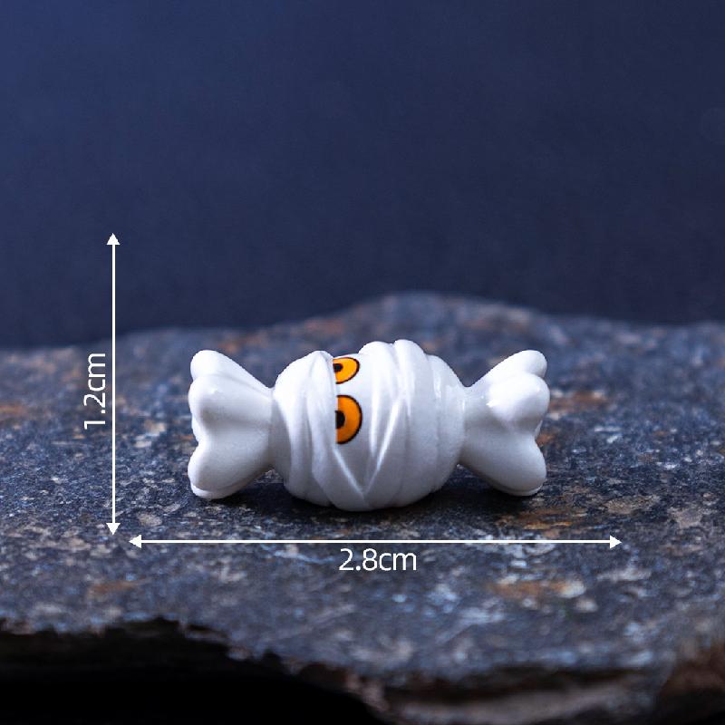 Bí ngô, sọ Halloween, kẹo mini DIY, phụ kiện bàn tiểu cảnh nhỏ sáng tạo (ZC-54)