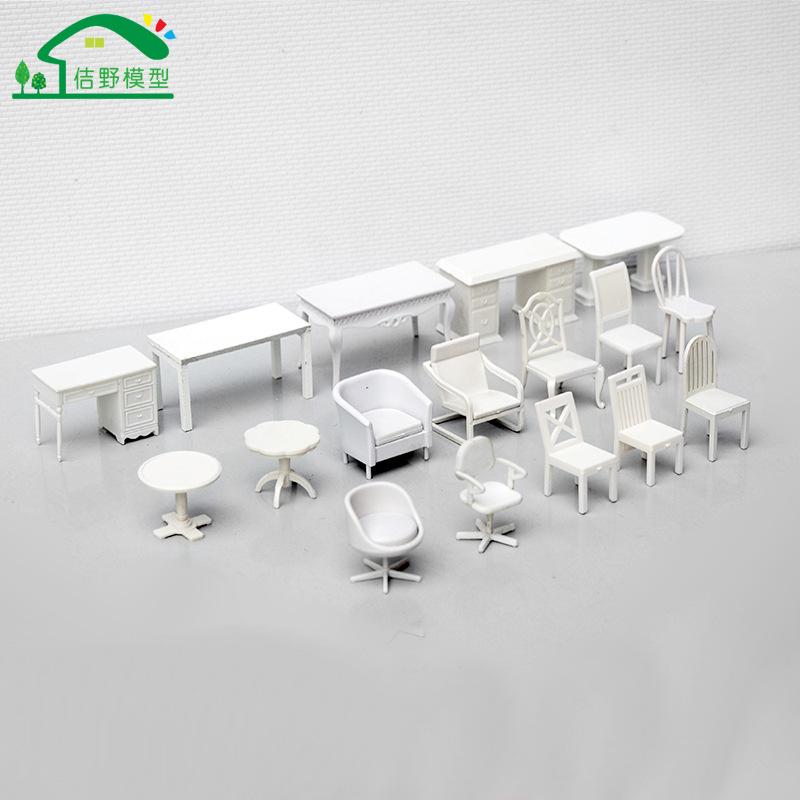 Phụ Kiện Mô Hình Bộ Bàn Ghế Nội Thất Mini Tỷ Lệ 1:25 (MH-43)