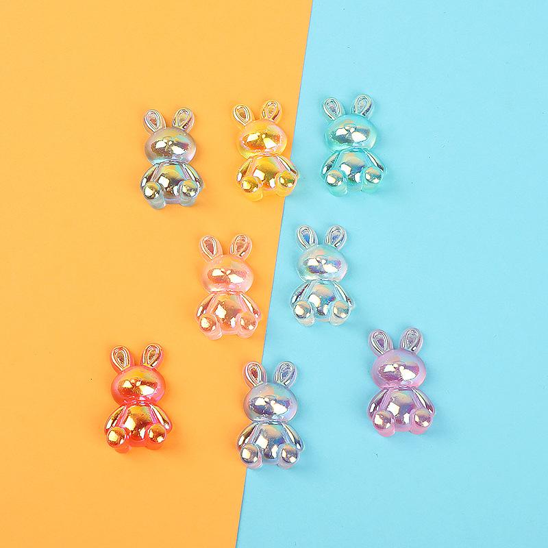 Charm thỏ phát sáng DIY trang trí điện thoại (FF-232)