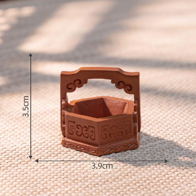 Hộp thức ăn cổ phong mini, búp bê DIY, phụ kiện tiểu cảnh bàn nhỏ xinh dễ thương (ZC-20)