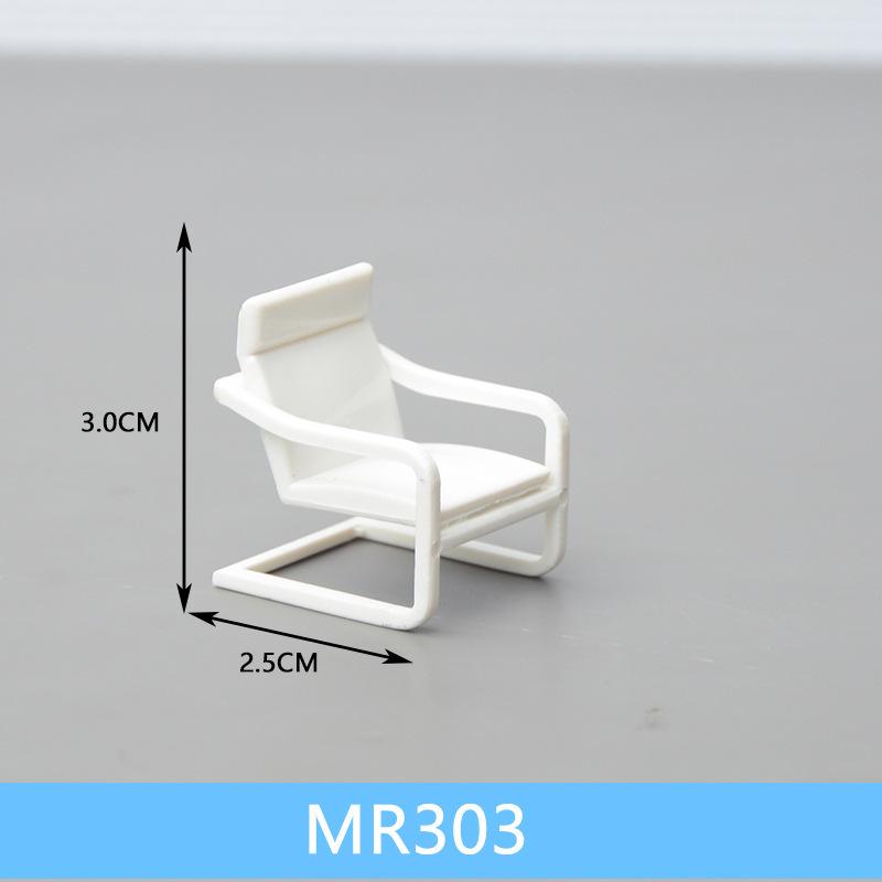 Bộ Bàn Ghế Mini Mô Hình Nội Thất Tỷ Lệ 1:30 (MH-269)