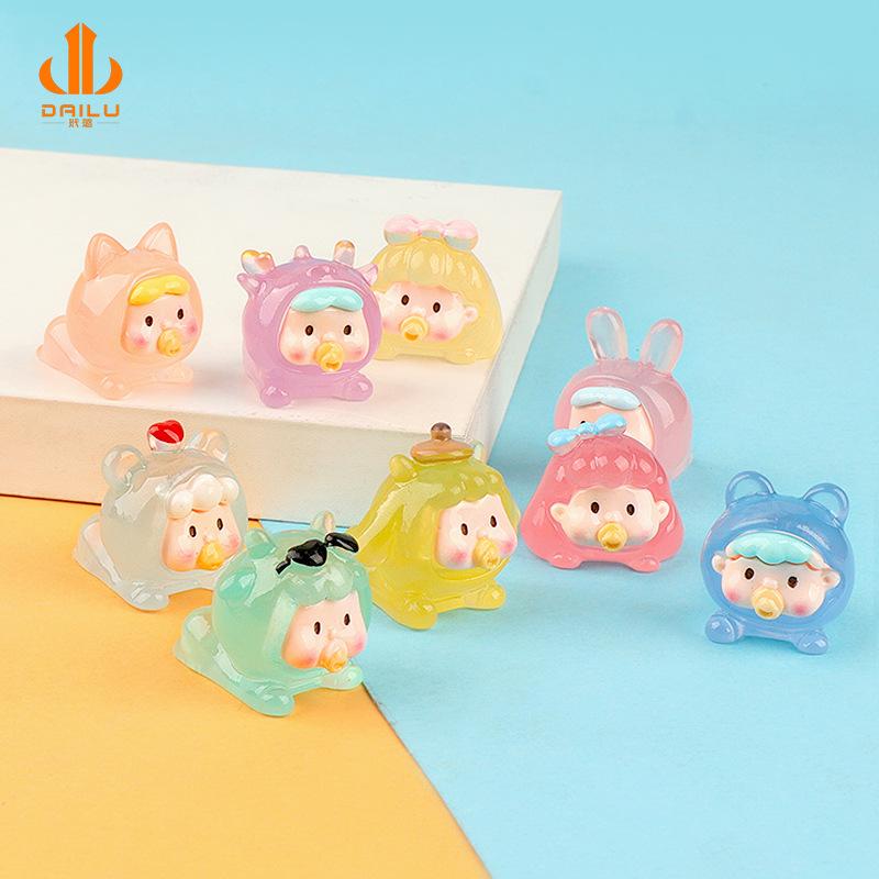 Charm bé gái dễ thương DIY tiểu cảnh trang trí (FF-58)