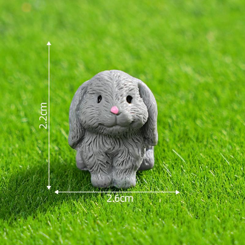 Tiểu cảnh thỏ DIY, phụ kiện tiểu cảnh mini xe bàn thu nhỏ đáng yêu, cute (ZC-1044)