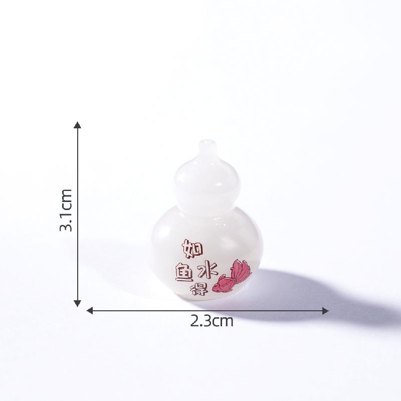 Tiểu cảnh hồ lô phát sáng DIY, phụ kiện tiểu cảnh mini treo bàn garden cute micro (ZC-1348)