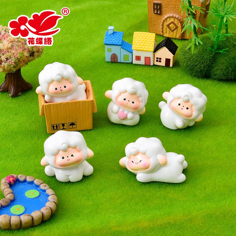 Phụ Kiện Nhỏ Xinh Cừu trái tim mini (NX-156)