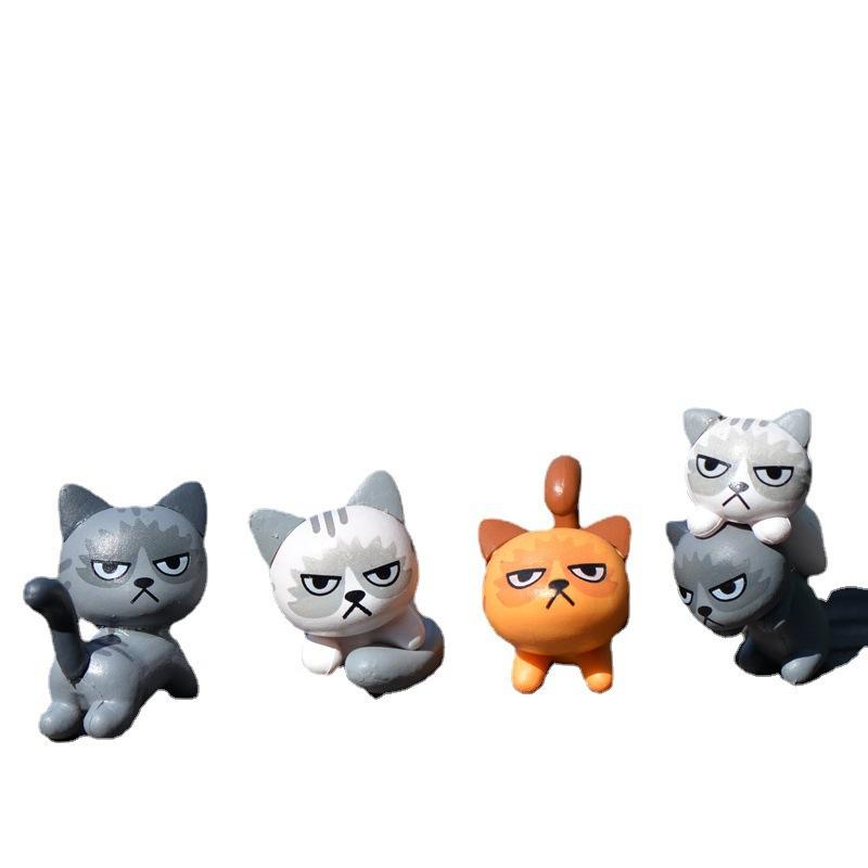 Tiểu cảnh cây cảnh mèo DIY, phụ kiện tiểu cảnh mini bàn thu nhỏ đáng yêu, cute (ZC-1073)