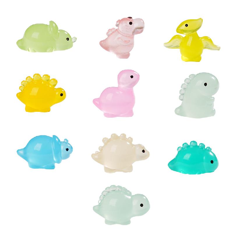 Tiểu cảnh khủng long phát sáng DIY, phụ kiện tiểu cảnh mini resin bàn garden cute (ZC-1144)