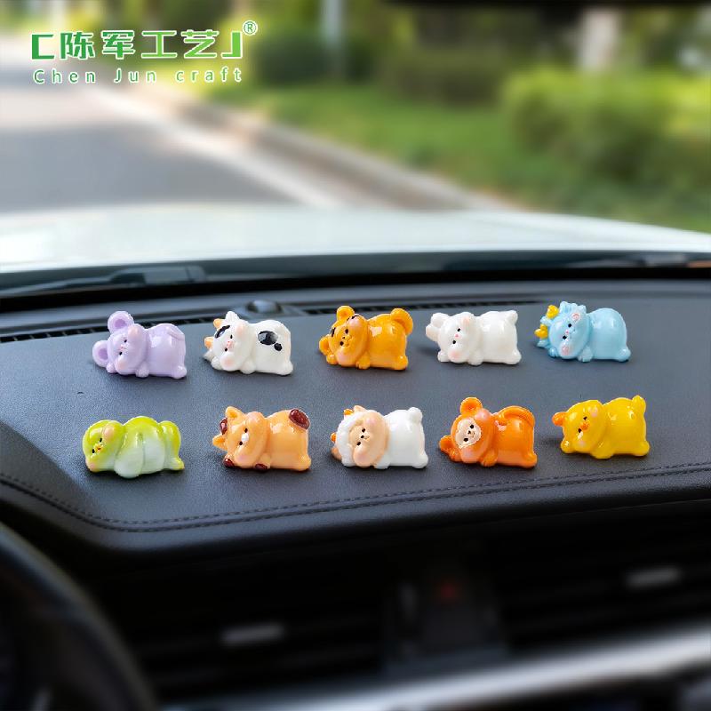 Phụ Kiện Tiểu Cảnh 12 Con Giáp Nằm Dễ Thương (PK-924)