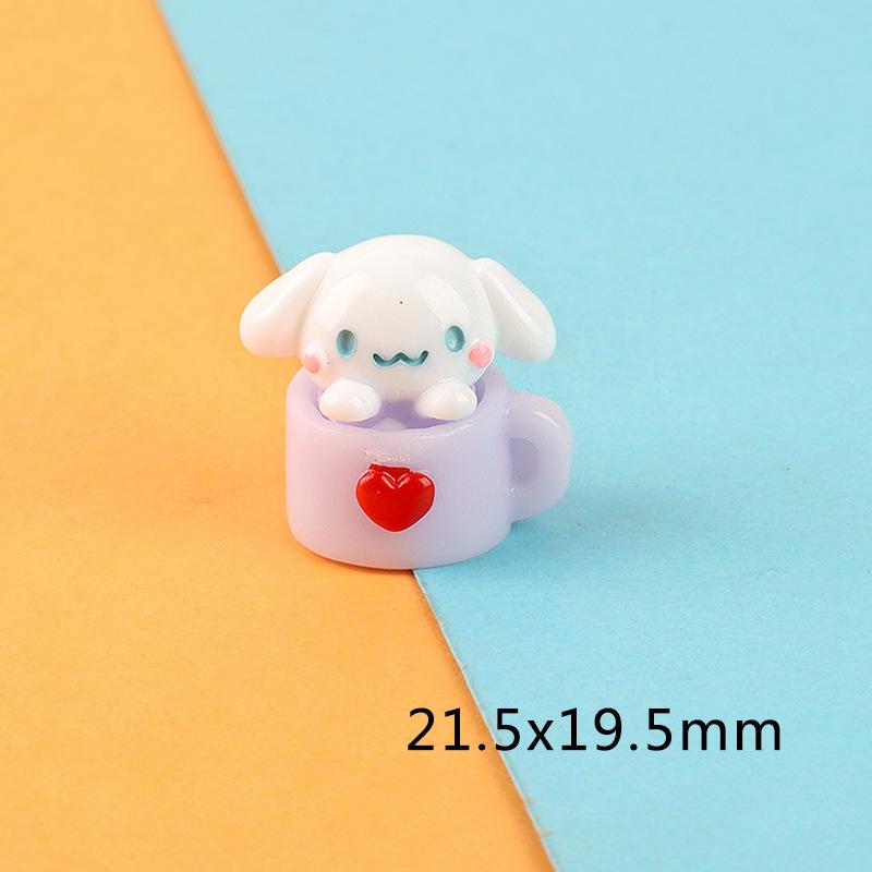 Charm thỏ mini DIY trang trí điện thoại (FF-414)