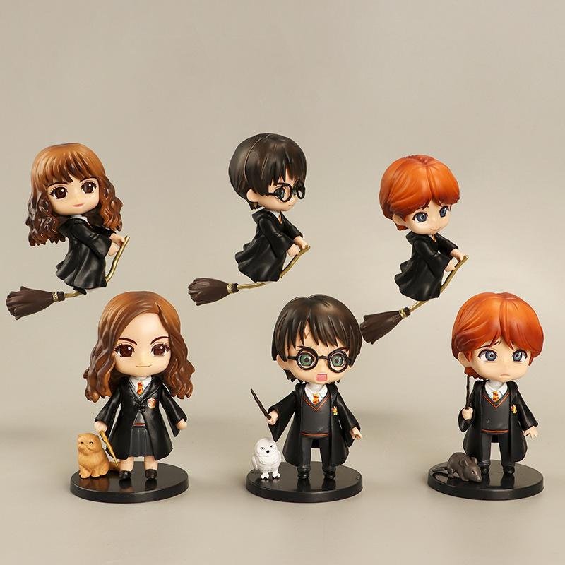 6 bộ đồ chơi Potter: ngựa cắt cỏ, phù thủy, Hermione, Ron, làm bánh và trang trí. ZZ-752