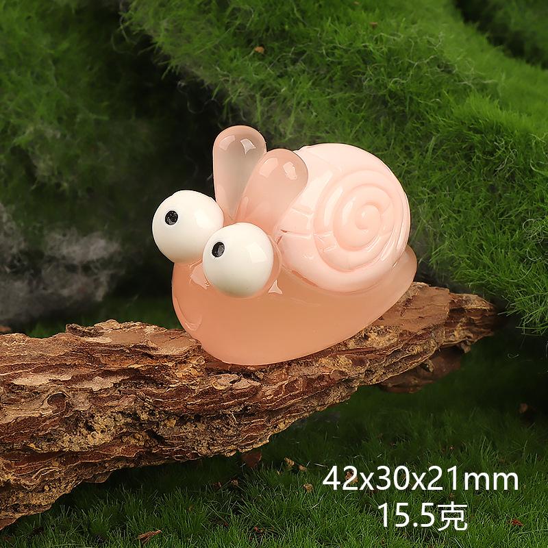 Charm ốc sên phát sáng DIY trang trí chìa khóa (FF-57)
