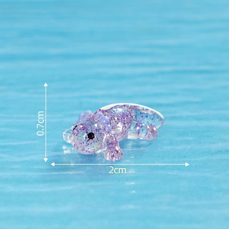 Tiểu cảnh rùa & kỳ nhông phát sáng DIY, phụ kiện tiểu cảnh mini resin garden treo bàn đáng yêu cute (ZC-1467)