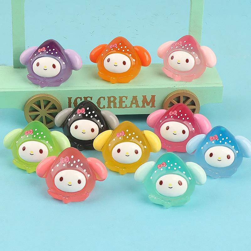 Charm trái cây phát sáng DIY trang trí tóc (FF-411)