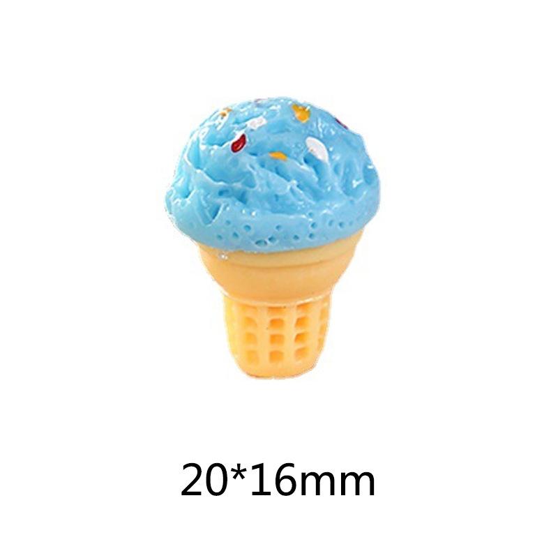 仿真甜筒树脂小配件奶油胶diy手工材料自制手机壳滴胶冰淇淋雪糕