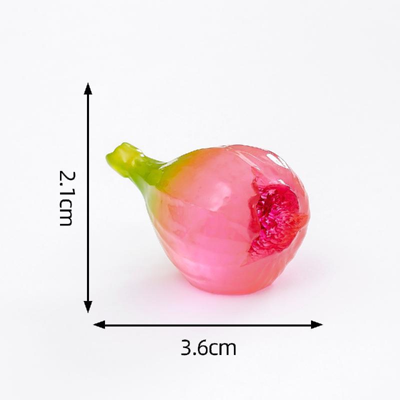 Tiểu cảnh trái cây phát sáng: dưa hấu, thanh long DIY, phụ kiện tiểu cảnh mini (ZC-654)