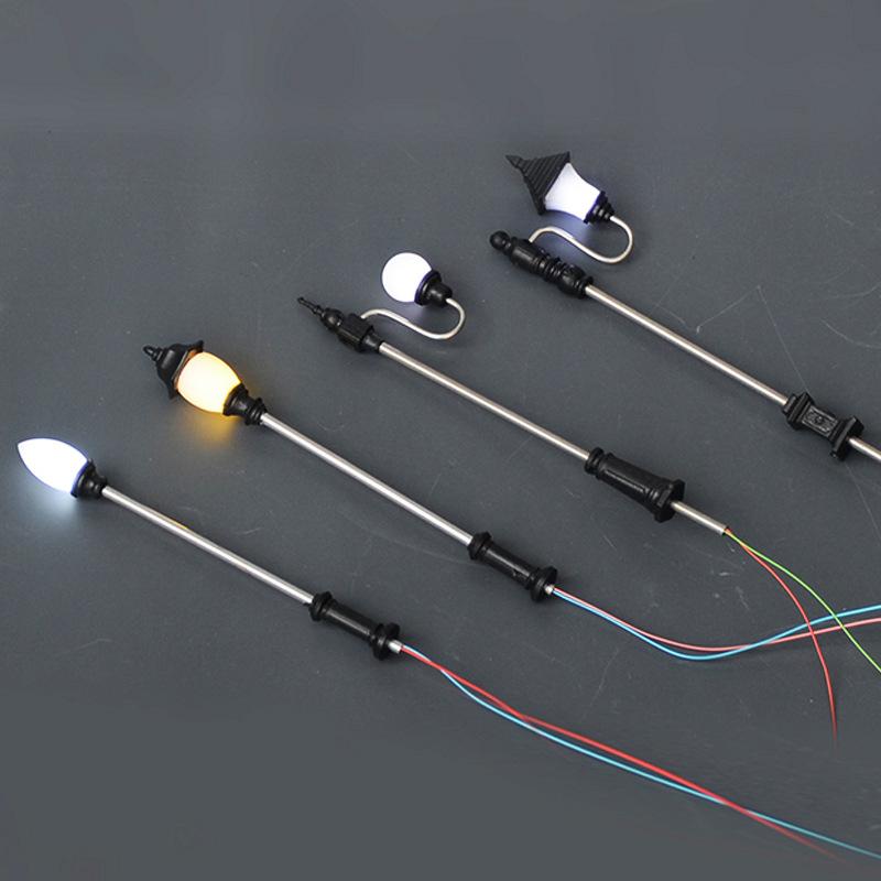 Phụ Kiện Mô Hình Đèn Đường LED Hai Đầu Mini Mô Hình (MH-132)