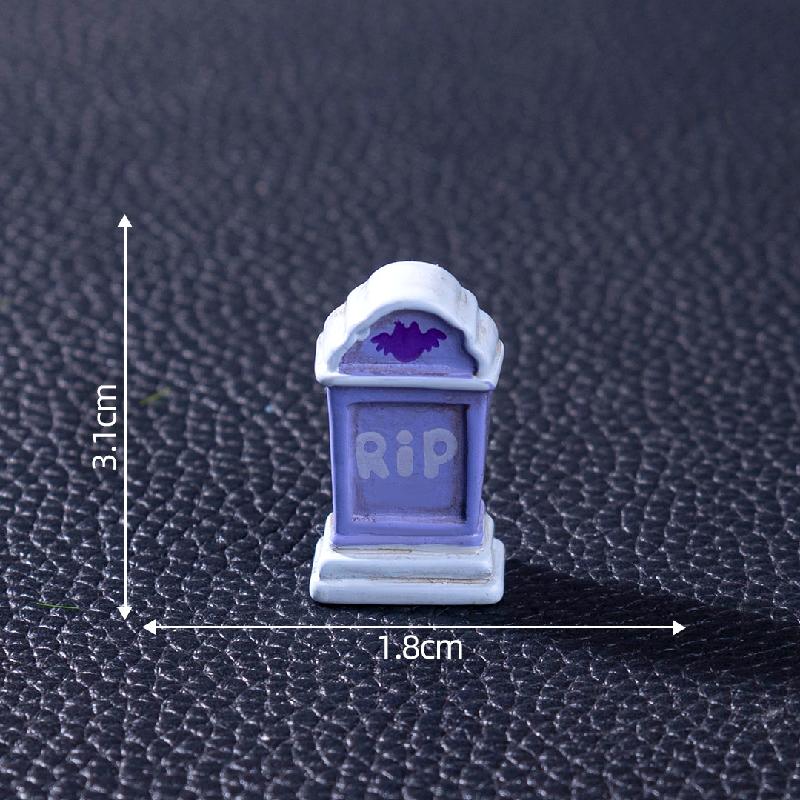 Tiểu cảnh Halloween: sọ, lễ hội DIY, phụ kiện bàn tiểu cảnh mini đáng yêu (ZC-271)