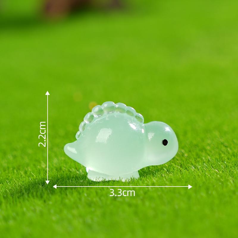 Tiểu cảnh khủng long phát sáng DIY, phụ kiện tiểu cảnh mini resin bàn garden cute (ZC-1144)