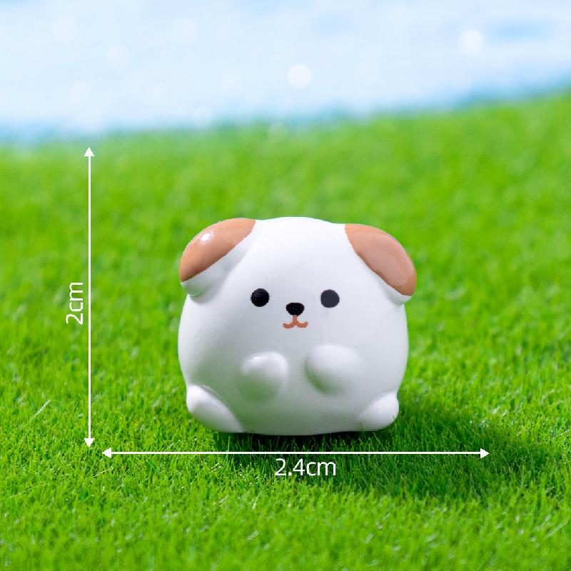 Tiểu cảnh panda tròn DIY, phụ kiện tiểu cảnh mini bàn thu nhỏ đáng yêu, cute (ZC-1039)