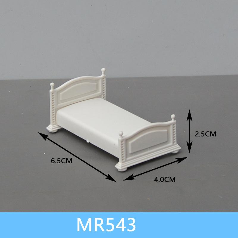Giường Sofa Mini Mô Hình Nội Thất Tỷ Lệ 1:30 (MH-199)