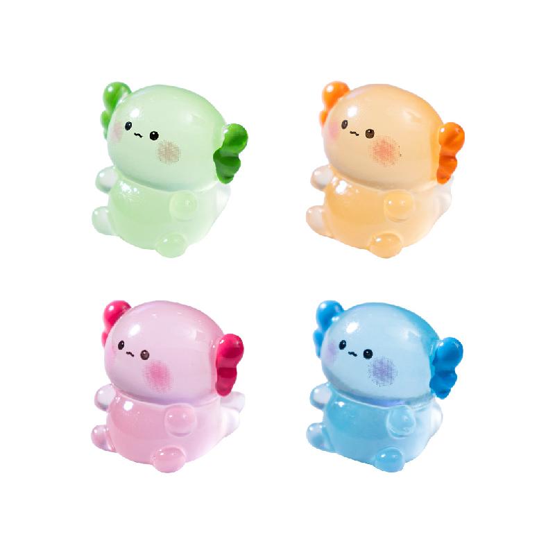 Tiểu cảnh rồng lục giác mập phát sáng DIY, phụ kiện tiểu cảnh mini resin cute (ZC-1094)