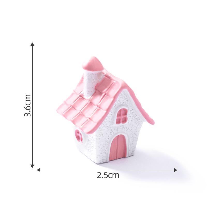 Tiểu cảnh nhà cổ bằng đá, rêu DIY, phụ kiện bàn tiểu cảnh mini phong cách vintage (ZC-175)