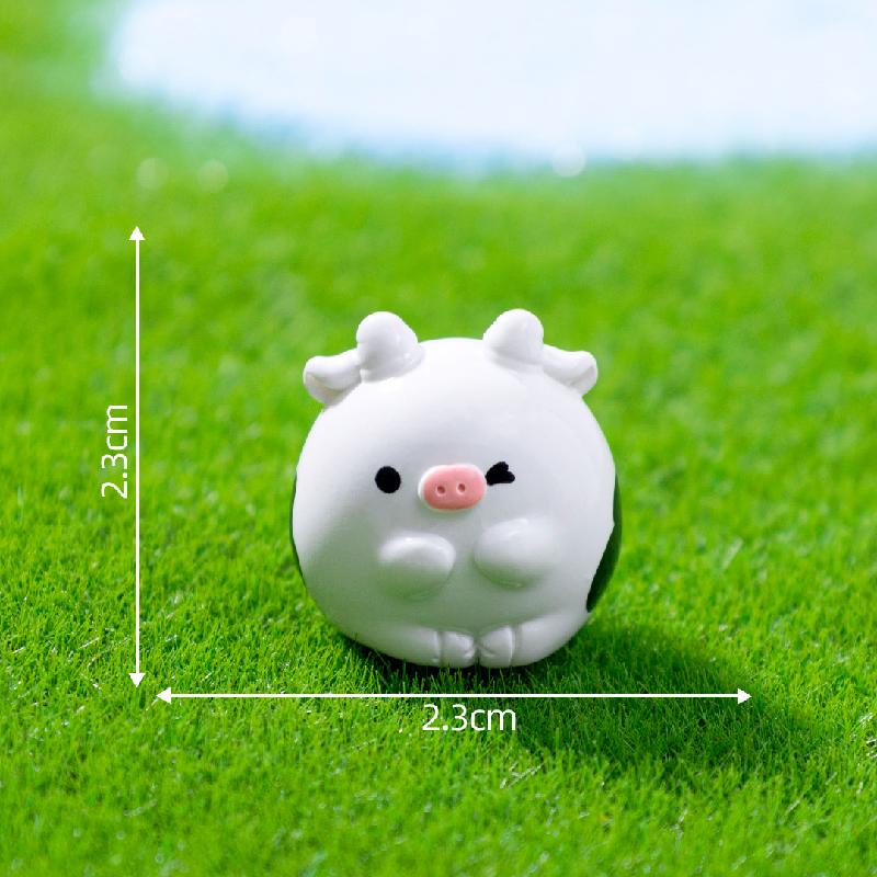 Tiểu cảnh panda tròn DIY, phụ kiện tiểu cảnh mini bàn thu nhỏ đáng yêu, cute (ZC-1039)