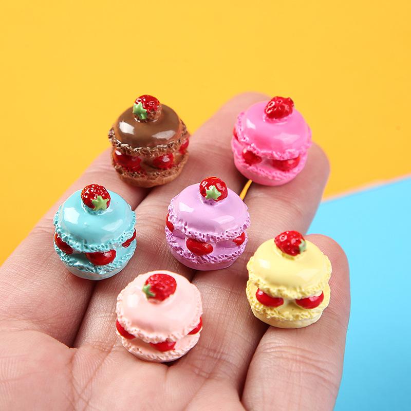 Charm bánh kem 2 tầng DIY trang trí vỏ điện thoại (FF-520)
