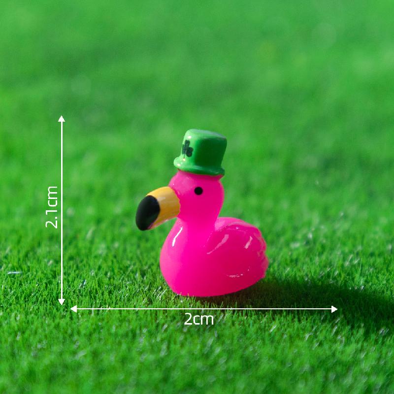 Tiểu cảnh hồng hạc DIY, phụ kiện tiểu cảnh mini garden resin đáng yêu micro landscape (ZC-1345)