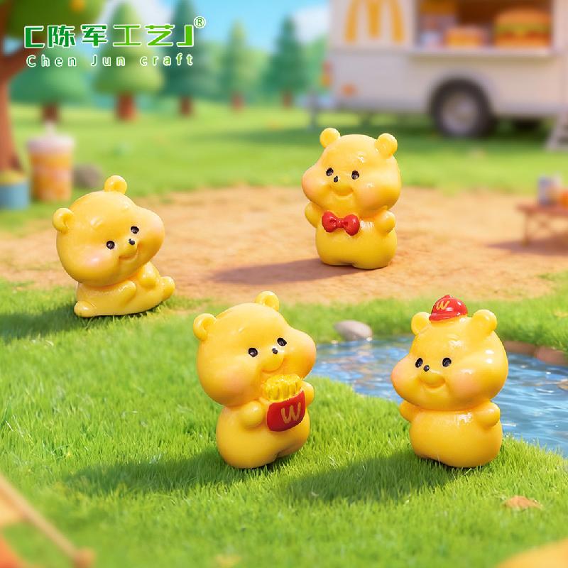 Gấu bơ mini phụ kiện nhà búp bê (PK-702)