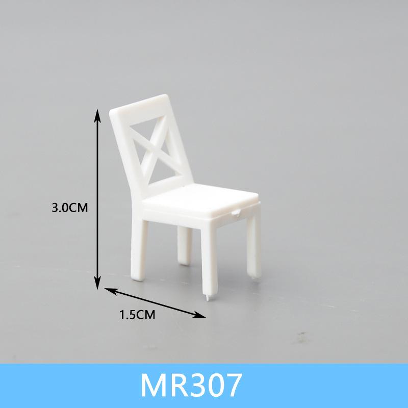 Bộ Bàn Ghế Mini Mô Hình Nội Thất Tỷ Lệ 1:30 (MH-269)
