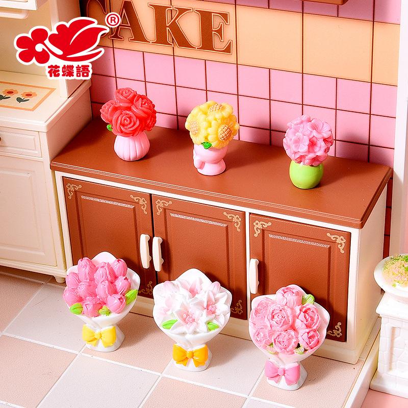 Phụ Kiện Nhỏ Xinh Bó hoa hồng & tulip mini (NX-10)