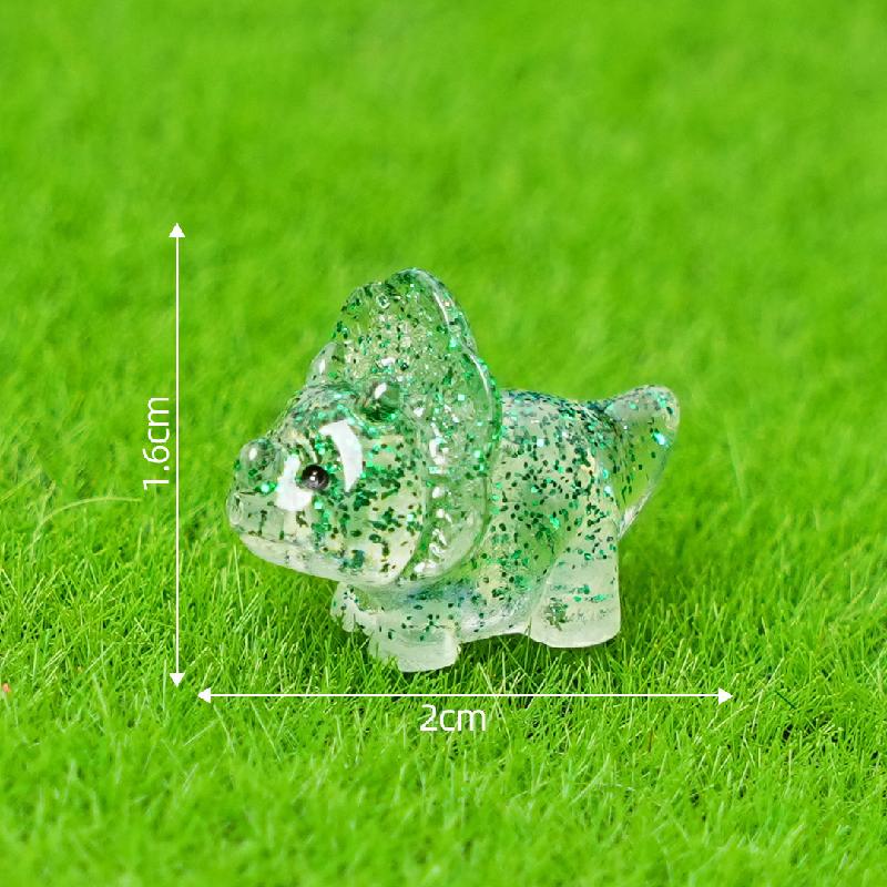 Tiểu cảnh rùa & kỳ nhông phát sáng DIY, phụ kiện tiểu cảnh mini resin garden treo bàn đáng yêu cute (ZC-1467)