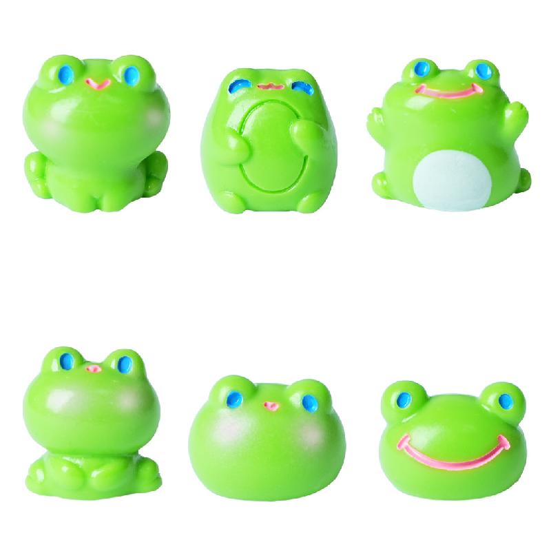 Tiểu cảnh ếch mắt to DIY, phụ kiện tiểu cảnh mini fish tank resin treo bàn garden đáng yêu cute (ZC-1481)