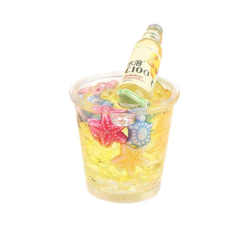 DIY新夜光双色冰桶饮料瓶酒瓶夏季饰品配件 手机壳美容钥匙扣材料