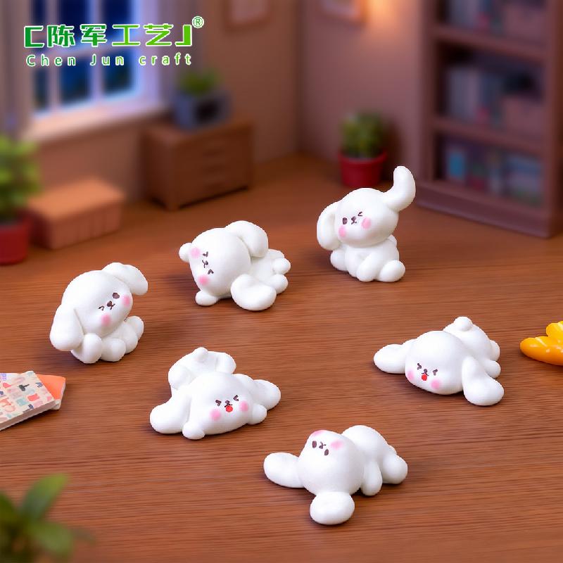 Phụ Kiện Tiểu Cảnh Tiểu cảnh chó nhỏ dễ thương, trang trí bàn làm việc mini (ZC-191)