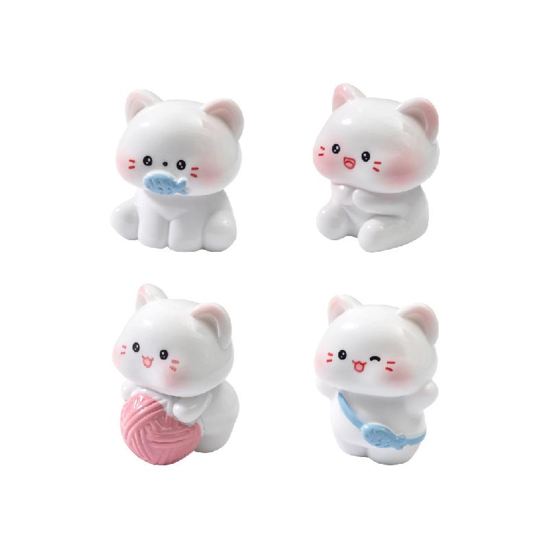 Mèo ăn cá mini trang trí sân vườn tiểu cảnh (PK-695)