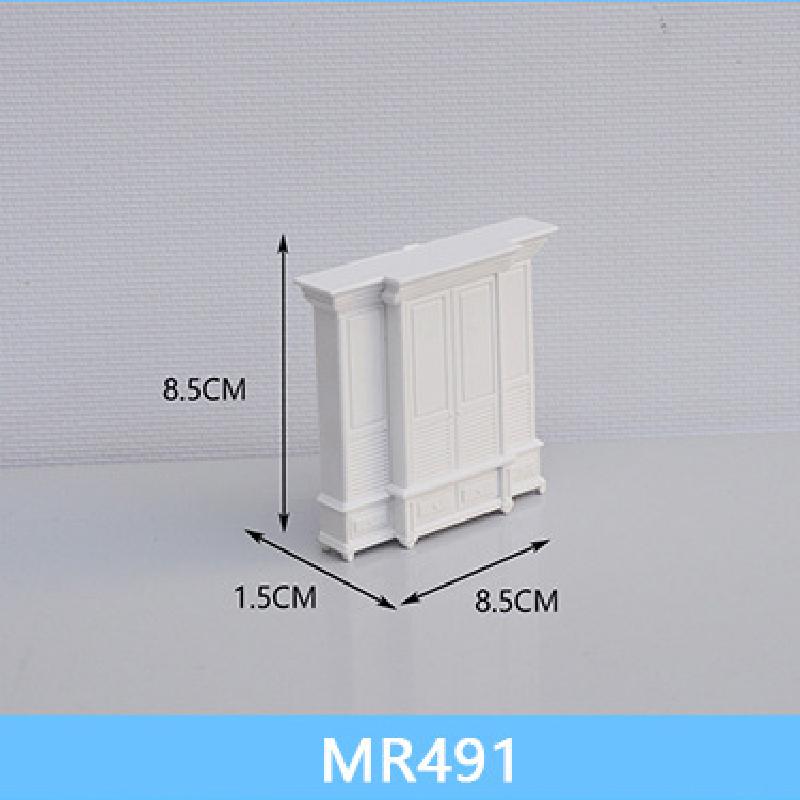 Tủ Quần Áo Mini Mô Hình Nội Thất Tỷ Lệ 1:20 (MH-106)