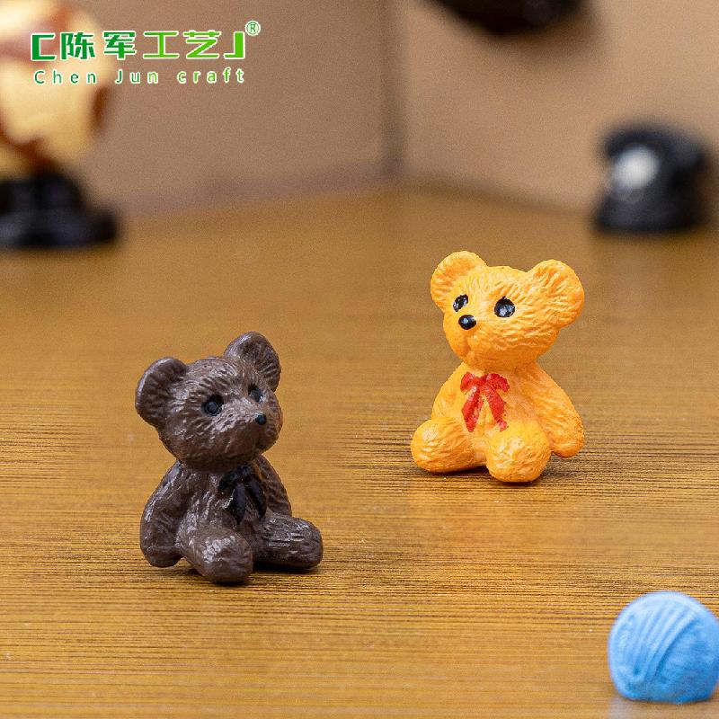 Phụ Kiện Tiểu Cảnh Tiểu cảnh gấu dễ thương, phụ kiện trang trí DIY mini (ZC-397)
