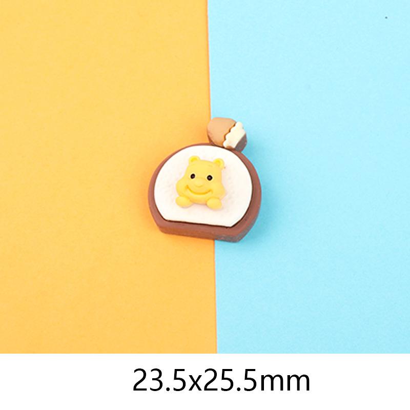 卡通萌粒 仿真小甜豆树脂配件奶油胶手机壳钥匙扣挂件diy发夹